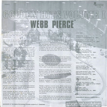 Load image into Gallery viewer, Webb Pierce : Golden Hits Volume 1 (LP, Comp, Ter)
