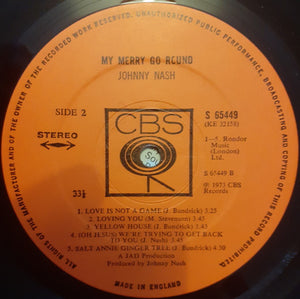 Johnny Nash : My Merry-Go-Round (LP, Album, Gat)