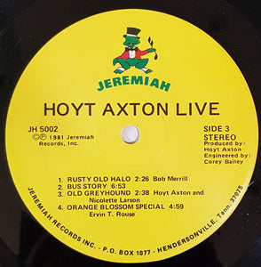 Hoyt Axton : Live! (2xLP, Album)