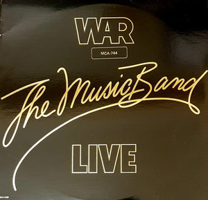 War : The Music Band Live (LP, Album, Emb)
