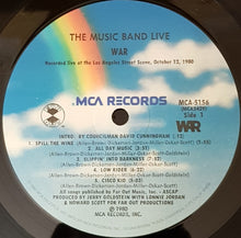 Load image into Gallery viewer, War : The Music Band Live (LP, Album, Emb)
