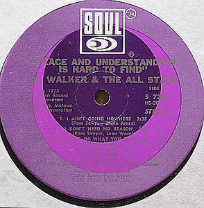 Jr. Walker & The All Stars* : Peace & Understanding Is Hard To Find (LP, Album)