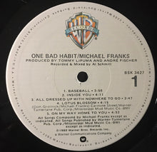 Laden Sie das Bild in den Galerie-Viewer, Michael Franks : One Bad Habit (LP, Album, Jac)
