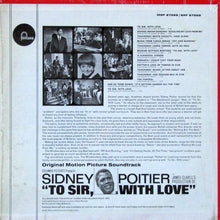 Laden Sie das Bild in den Galerie-Viewer, Various : To Sir, With Love Original Motion Picture Soundtrack (LP, Album, RP)
