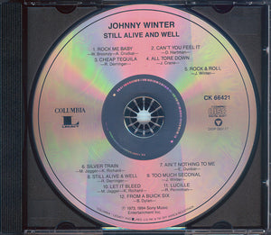 Johnny Winter : Still Alive And Well (CD, Album, RE)