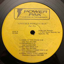 Load image into Gallery viewer, Joe Tex : Another Woman&#39;s Man (LP, Comp)
