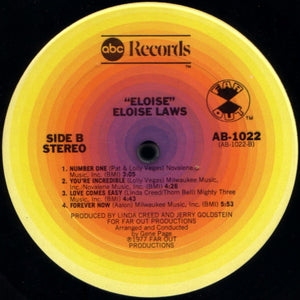 Eloise Laws : Eloise (LP, Album, San)