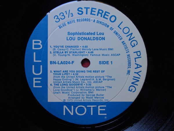 Lou Donaldson - Sophisticated Lou