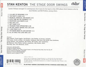 Stan Kenton : The Stage Door Swings (CD, Album, RE, RM)