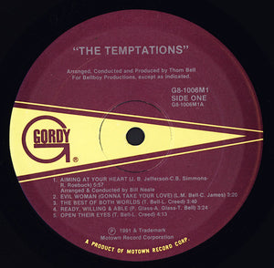 The Temptations : The Temptations (LP, Album)
