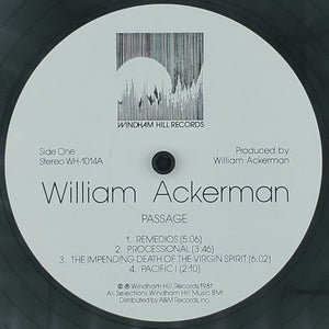 William Ackerman : Passage (LP, Album)