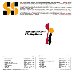 Jimmy McGriff : The Big Band (LP, Album, Mono)