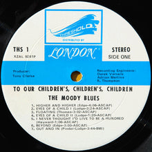 Laden Sie das Bild in den Galerie-Viewer, The Moody Blues : To Our Children&#39;s Children&#39;s Children (LP, Album, RP)

