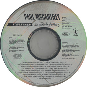 Paul McCartney : Unplugged (The Official Bootleg) (CD, Album, Num)