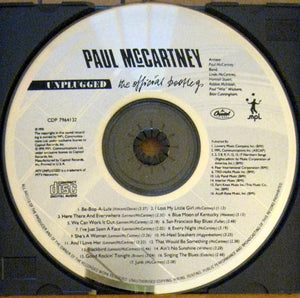 Paul McCartney : Unplugged (The Official Bootleg) (CD, Album, Num)