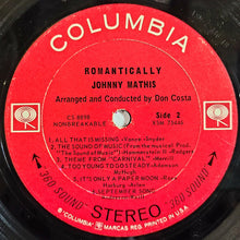 Laden Sie das Bild in den Galerie-Viewer, Johnny Mathis : Romantically (LP, Pti)
