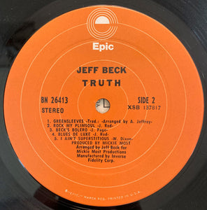 Jeff Beck : Truth (LP, Album, RE, Ter)