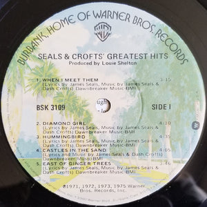 Seals & Crofts : Greatest Hits (LP, Comp, RE, Jac)