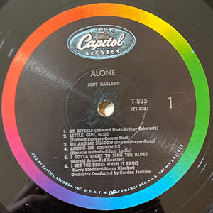 Judy Garland : Alone (LP, Album, Mono, RP)