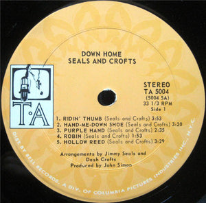Seals & Crofts : Down Home (LP, Album, Phi)