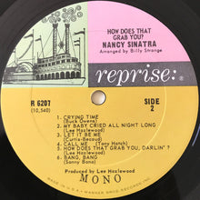 Load image into Gallery viewer, Nancy Sinatra : How Does That Grab You? (LP, Album, Mono, San)
