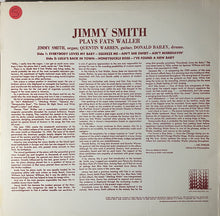 Load image into Gallery viewer, Jimmy Smith : Plays Fats Waller (LP, Album, RE)
