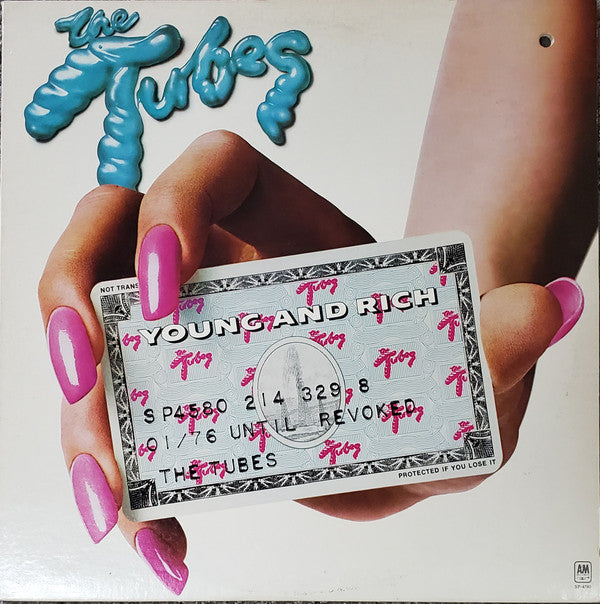 The Tubes : Young And Rich (LP, Album, Promo, Pit)