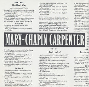 Mary-Chapin Carpenter* : Come On Come On (CD, Album)