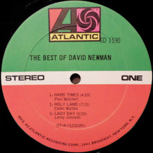 Charger l&#39;image dans la galerie, David Newman* : The Best Of David Newman (LP, Comp, RI )

