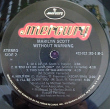 Load image into Gallery viewer, Marilyn Scott : Without Warning! (LP, Album)
