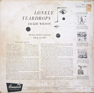 Jackie Wilson : Lonely Teardrops (LP, Album, Mono, Glo)