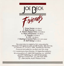 Laden Sie das Bild in den Galerie-Viewer, Joe Beck : Friends (CD, Album)
