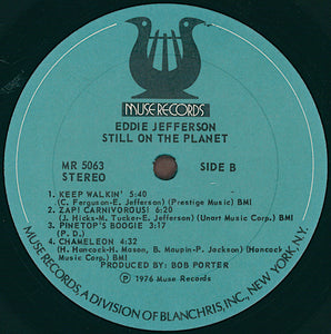 Eddie Jefferson : Still On The Planet (LP, Album, PRC)
