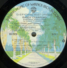 Laden Sie das Bild in den Galerie-Viewer, Randy Crawford : Everything Must Change (LP, Album)
