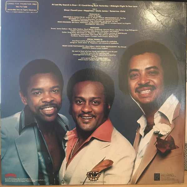 Buy The Pips : At Last... The Pips (LP, Album, Promo) Online for a ...