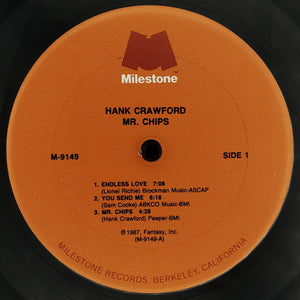 Hank Crawford : Mr. Chips (LP, Album, Car)