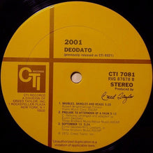 Load image into Gallery viewer, Deodato* : 2001 (LP, Album, RE, Emb)
