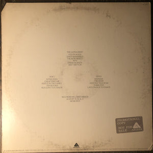 The Alpha Band : The Alpha Band (LP, Album, Promo)