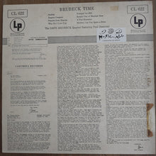 Laden Sie das Bild in den Galerie-Viewer, The Dave Brubeck Quartet : Brubeck Time (LP, Album, Mono)
