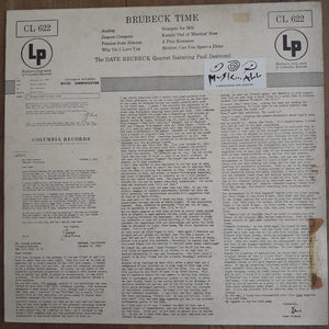 The Dave Brubeck Quartet : Brubeck Time (LP, Album, Mono)