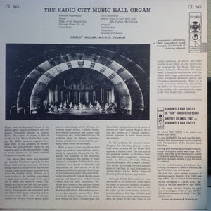 Ashley Miller : The Radio City Music Hall Organ (LP, Album)