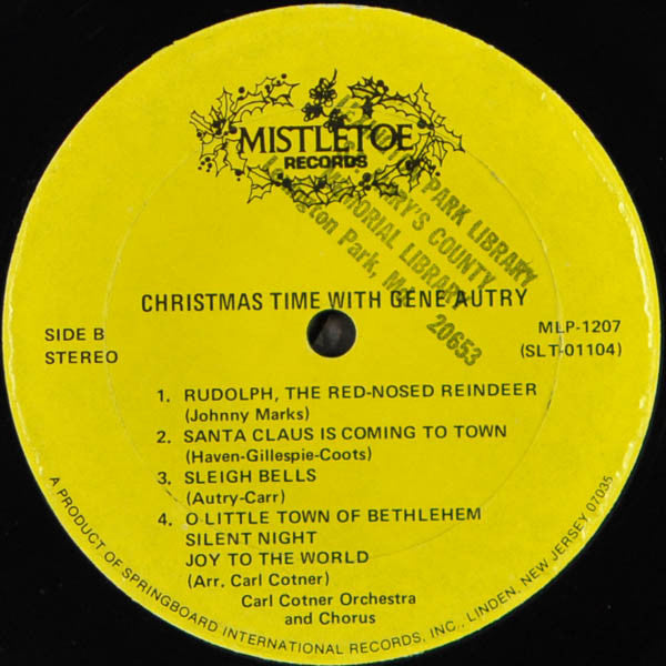 Buy Gene Autry : Christmastime With Gene Autry (LP, Album) Online