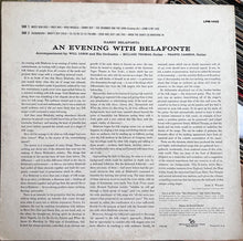 Load image into Gallery viewer, Harry Belafonte : An Evening With Belafonte (LP, Album, Mono)
