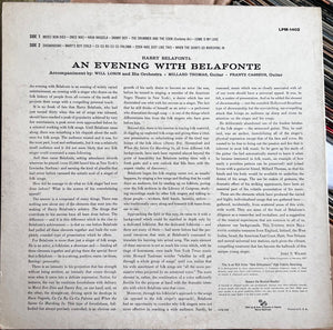 Harry Belafonte : An Evening With Belafonte (LP, Album, Mono)