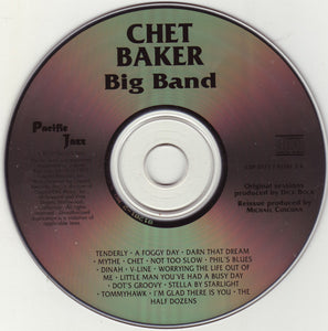 Chet Baker : Big Band (CD, Album, Mono, RE)