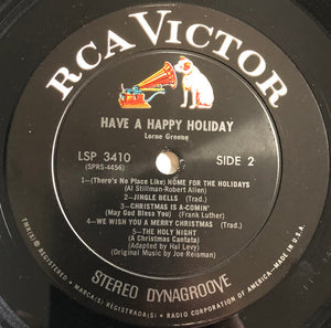 Lorne Greene : Have A Happy Holiday (LP, Album, Ind)