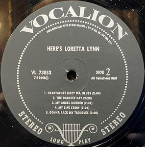 Loretta Lynn : Here's Loretta Lynn (LP, Glo)