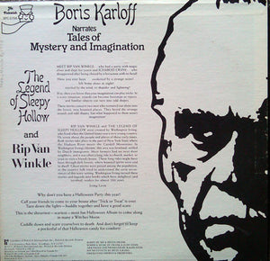 Boris Karloff : Boris Karloff Narrates Tales Of Mystery And Imagination (LP, Album, Mono, RE)