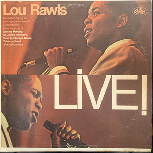 Lou Rawls : Live! (LP, Album, Mono)