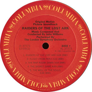 John Williams (4) : Raiders Of The Lost Ark (Original Motion Picture Soundtrack) (LP, Album)